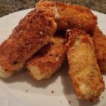 Keto mozzarella sticks