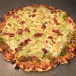 Chicken Crust Pesto Chicken Pizza