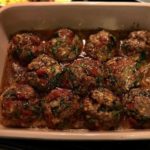 Beef and pepperoni meatballs