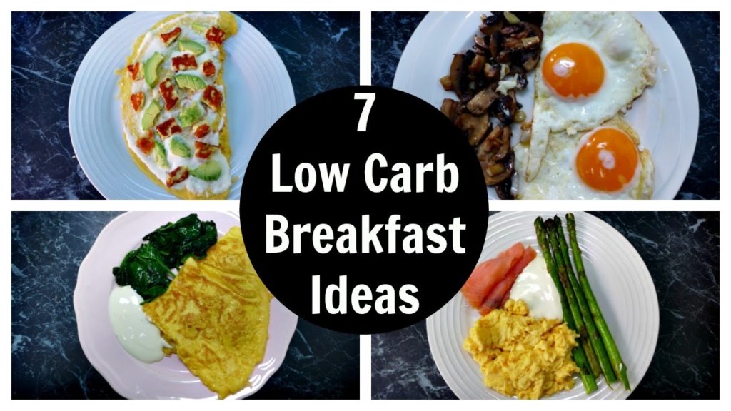 Four Delicious Low Carb Breakfasts