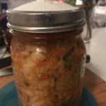 Kimchi Style Sauerkraut (~1.3 net carbs per serving)