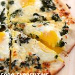 Keto Steak and Egg Florentine Flatbread Pizza
