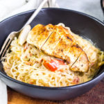 Keto Taco Alfredo Chicken Pasta