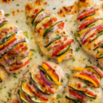Keto Primavera Stuffed Chicken