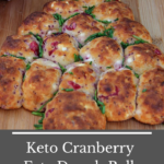 Keto Cranberry Feta Dough Balls