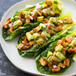 KETO CHICKEN TACO LETTUCE WRAPS