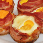 Keto Eggs in a Bacon Basket