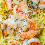Keto Spaghetti Squash Shrimp