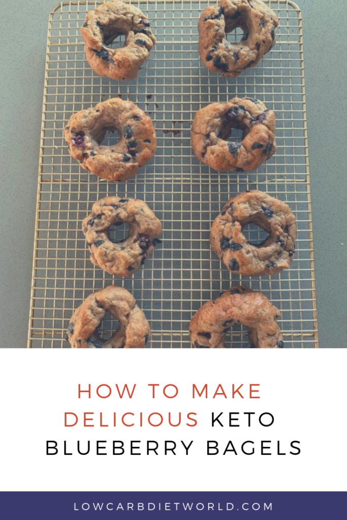 Keto Blueberry Bagels
