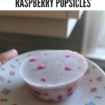 Keto Coconut Milk Raspberry Popsicles