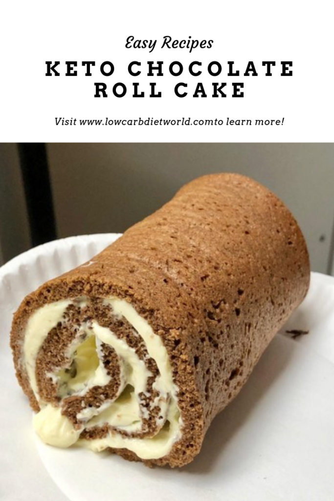 Keto Chocolate Roll Cake