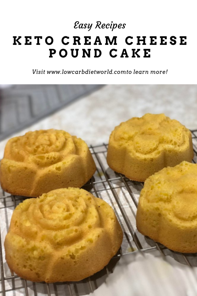 Keto Cream Cheese Pound Cake